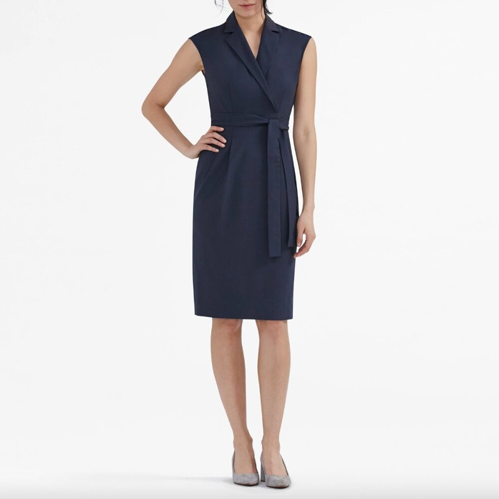 M.M.LaFleur The Catherine Dress Midnight Blue Size 6 NWT